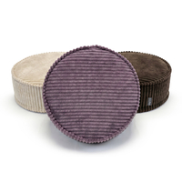 KiddyMoon Ensemble 3 Modules en Mousse pour Enfants pour Chambre D'enfant, beige-brun-violet, Sx3