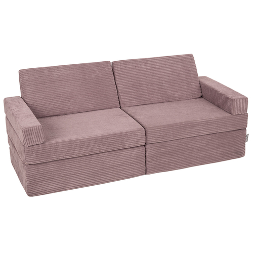 KiddyMoon Canapé Pliant pour Enfants, Canapé Convertible pour Chambre et Salle de Jeux, Matelas au Sol, Mini-Canapé, violet, Canapés