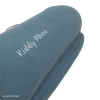KiddyMoon Gonflable Fauteuil Sensoriel Enfant Avec Poignées Et Pompe, bleu, L
