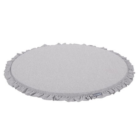 KiddyMoon Tapis de Jeu Pour Enfants Montessori Tapis en Mousse Bébé Épais et Doux Tapis Rampant Ramper Enfant Jouet Couverture Baby Tapis d'éveil, Fabriqué en UE, gris clair, L