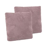 KiddyMoon Coussin Carré 30x30 Cm Lot De 2 En Polyester Avec Garnissage En Mousse Design Élégant Pour Canapé Fauteuil Ou Lit Facile À Entretenir Doux Et Durable, , 2 Oreillers