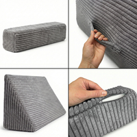 KiddyMoon Coussin Sauteur Enfant Mini Trampoline Interieur Rembourrage A Ressorts Housse Amovible En Tissu Cotele Deux Poignees Des 3 Ans, Gris Foncé, Mini Trampoline Avec Dossier Et Accoudoir