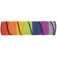 Tunnel Pliable Pour Enfants Tunnel de Jeu Avec Balles Jouet de Pliable Pop-up Pour Bébé Idéal Pour Jouer À L'Intérieur Et À L'Extérieur, multicolore: turquoise/bleu/jaune/transp, 900 Balles