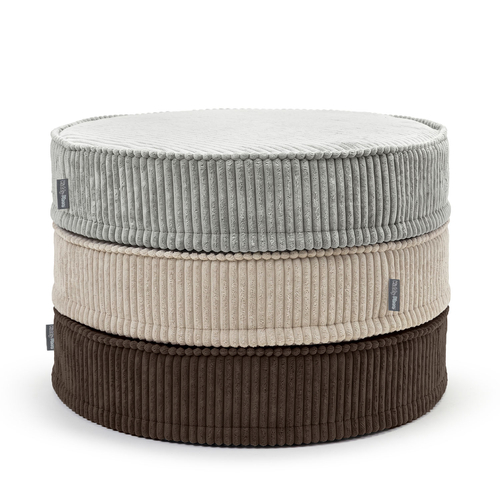 KiddyMoon Ensemble 3 Modules en Mousse pour Enfants pour Chambre D'enfant, gris clair-beige-brun, Mx3
