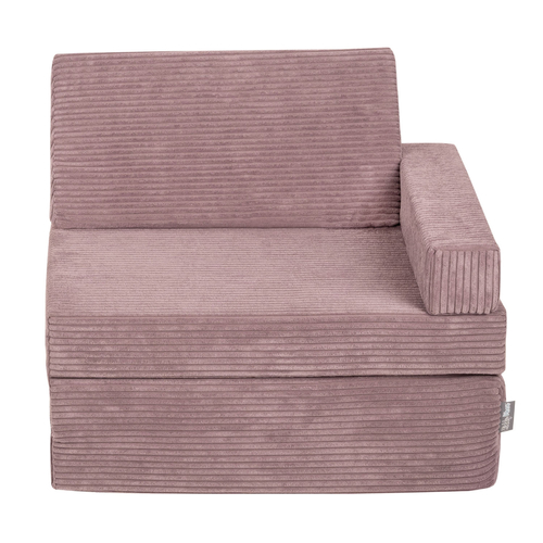 KiddyMoon Fauteuil Enfant Convertible en Mousse, Fauteuil pour Enfants Chaise pour Chambre d'Enfants Matelas Pliable Matelas Fauteuil Relax Fauteuil Douillet, violet, Fauteuil