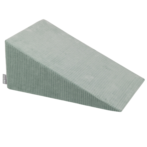 KiddyMoon Parcours Motricité En Mousse Avec Balles Enfants Favorise Créativité, Vert : turquoise foncé/beige pastel/vert de gris/saumon, Piscine (200 Balles) + Pente