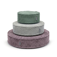 KiddyMoon Ensemble 3 Modules en Mousse pour Enfants pour Chambre D'enfant, zielony-jasnoszary-fioletowy