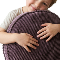 KiddyMoon Ensemble 3 Modules en Mousse pour Enfants pour Chambre D'enfant, vert-gris clair-violet, Mx3