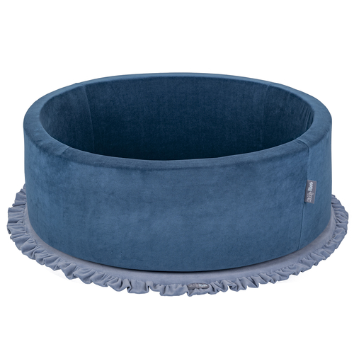 KiddyMoon Tapis de Jeu Pour Enfants Montessori Tapis en Mousse Bébé Épais et Doux Tapis Rampant Ramper Enfant Jouet Couverture Baby Tapis d'éveil, Fabriqué en UE, bleu glacier, L