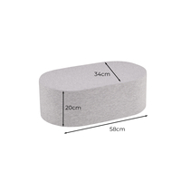 KiddyMoon Ensemble Fauteuils + Table en Mousse pour Enfants Fabriqué en UE, gris clair, Set Fauteuils + Table