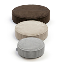 KiddyMoon Ensemble 3 Modules en Mousse pour Enfants pour Chambre D'enfant, jasnoszary-beżowy-brązowy