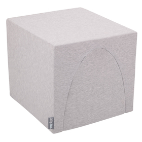 KiddyMoon Element Aire De Jeux en Mousse pour Enfants, gris clair, Multi-Taille