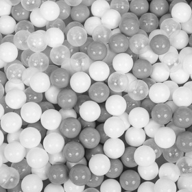 Selonis Parc Bébé Pliable avec Balles Colorées Pour Enfants, blanc-rose:blanc/gris/transparent, 6+2 Panneau/200 Balles