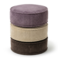 KiddyMoon Ensemble 3 Modules en Mousse pour Enfants pour Chambre D'enfant, beige-brun-violet, Sx3