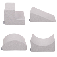 KiddyMoon Element Aire De Jeux en Mousse pour Enfants, gris clair, Multi-Taille