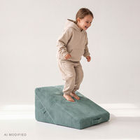 KiddyMoon coussin modulable enfant en polyester, vert, M