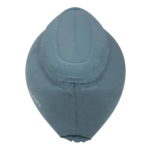 KiddyMoon Gonflable Fauteuil Sensoriel Enfant Avec Poignées Et Pompe, bleu, L