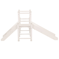 KiddyMoon aire de jeux en bois avec toboggan pour enfants, , UNI