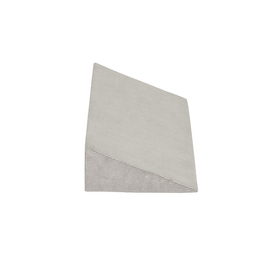 KiddyMoon Pente en Mousse pour Enfants Léger Confortable Modulable Parfait pour la chambre d'enfant Housse Amovible Idéal pour Jouer et Stimuler la Créativité, gris clair, Pente