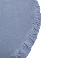 KiddyMoon Tapis de Jeu Pour Enfants Montessori Tapis en Mousse Bébé Épais et Doux Tapis Rampant Ramper Enfant Jouet Couverture Baby Tapis d'éveil, Fabriqué en UE, bleu glacier, XL