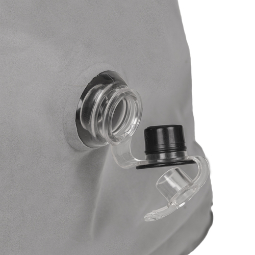 KiddyMoon Gonflable Fauteuil Sensoriel Enfant Avec Poignées Et Pompe, gris, XL