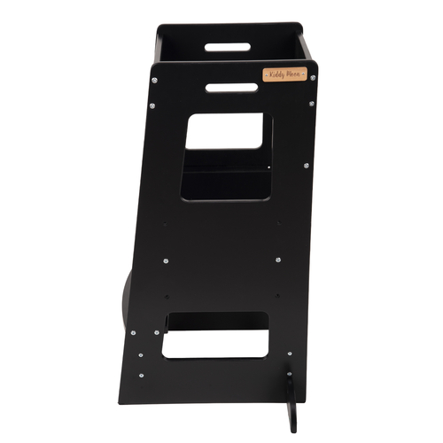 KiddyMoon Tour d’Apprentissage/d’Observation Montessori ST-003 Kitchen Helper, Noir