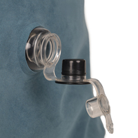 KiddyMoon Gonflable Fauteuil Sensoriel Enfant Avec Poignées Et Pompe, bleu, M