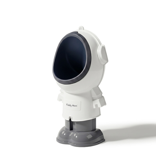 KiddyMoon Pot Bébé Urinoir pour Enfants, Hauteur Réglable Motif Astronaute, blanc, UNI