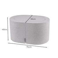 KiddyMoon Ensemble Fauteuils + Table en Mousse pour Enfants Fabriqué en UE, , Set Fauteuils + Table