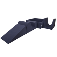 KiddyMoon Aire De Jeux en Mousse avec Carré Piscine À Balles pour Enfants, bleu foncé:vertClr/jaune/turq/orange/rfoncé/violet, Piscine (300 Balles) + Version 3