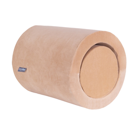 KiddyMoon Aire De Jeux En Mousse Modulable Pour Enfants Avec Housses Amovibles Résistantes Et Matériaux Doux Favorisant Imagination Et Créativité, rose des sables, Tonneau/Rouleau
