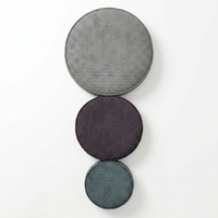 KiddyMoon Ensemble 3 Modules en Mousse pour Enfants pour Chambre D'enfant, zielony-fioletowy-jasnoszary