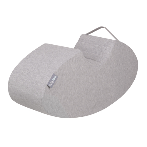 KiddyMoon Hopper Bascule-Sauteur pour les Enfants Bébé Balancelle Bean, gris clair, 78x35x25cm