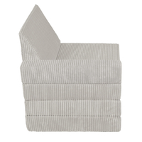 KiddyMoon Fauteuil Enfant Convertible en Mousse, Fauteuil pour Enfants Chaise pour Chambre d'Enfants Matelas Pliable Matelas Fauteuil Relax Fauteuil Douillet, , 70x55x30 cm