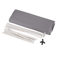 Tipi Tente de Jeu avec Balles Maison de Jeu pour Enfants, gris-blanc rayures:perle/gris/transp/bblue/menthe, 200 Balles