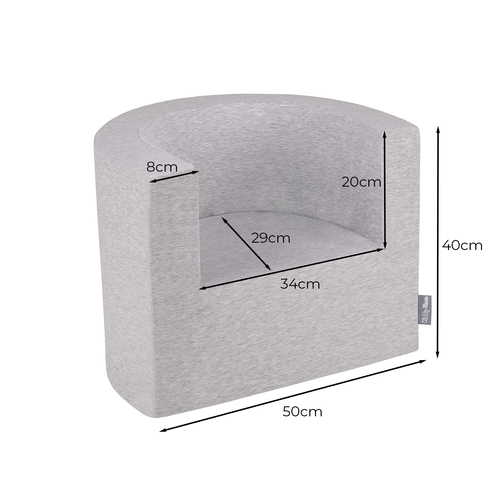 KiddyMoon Ensemble Fauteuils + Table en Mousse pour Enfants Fabriqué en UE, , Set Fauteuils + Table