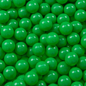 KiddyMoon Balles pour Piscine Colorées ∅6cm Plastique Enfant Bébé Fabriqué en EU, vert, 200 Balles/6cm