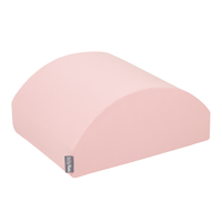 KiddyMoon Aire De Jeux en Mousse avec Rond Piscine à Balles pour Enfants, rose: beige pastel/jaune pastel/blanc/menthe/rose poudré, Piscine (300 Balles) + Version 1