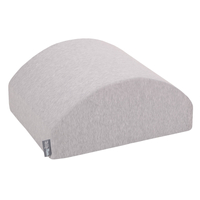 KiddyMoon aire de jeux en mousse colline/tunnel/rampe L/semi-rouleau L, gris clair, Multi-Taille