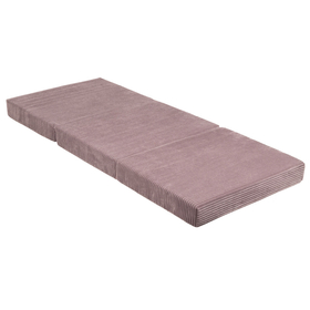 KiddyMoon Matelas Enfant Pliable en Mousse Matelas Pouf pour Tout-Petits, Chambre d'Enfant, violet, 165x70x10 cm