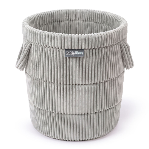 KiddyMoon KM-BIN Jouets poubelle, gris clair