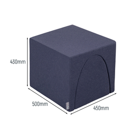 KiddyMoon Element Aire De Jeux en Mousse pour Enfants, bleu foncé, Multi-Taille