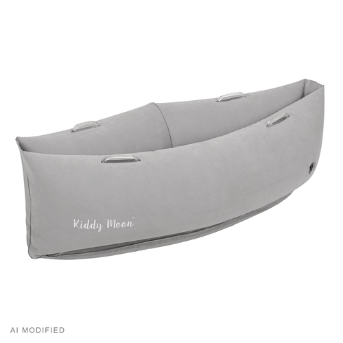 KiddyMoon Gonflable Fauteuil Sensoriel Enfant Avec Poignées Et Pompe, gris, M