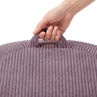 KiddyMoon Pouf pour Enfants 2-en-1 Rangement pour Jouets, 80x80x50cm, fioletowy