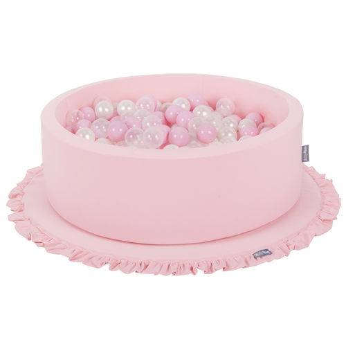 KiddyMoon Tapis de Jeu Pour Enfants Montessori Tapis en Mousse Bébé Épais et Doux Tapis Rampant Ramper Enfant Jouet Couverture Baby Tapis d'éveil, Fabriqué en UE, rose, XL