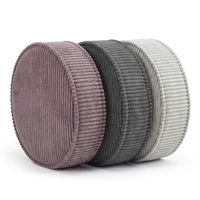 KiddyMoon Ensemble 3 Modules en Mousse pour Enfants pour Chambre D'enfant, gris foncé-violet-gris clair, Sx3
