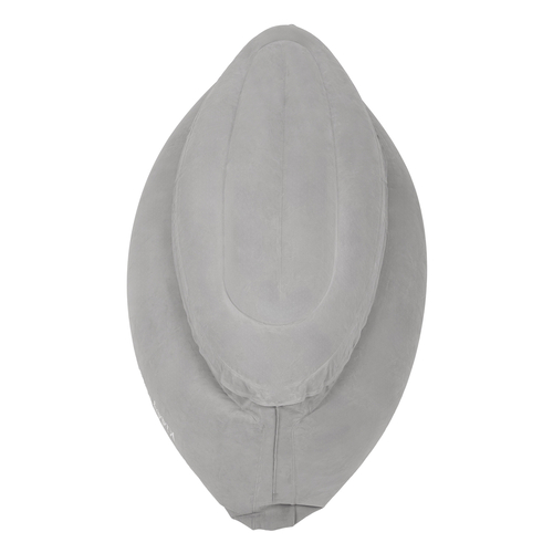 KiddyMoon Gonflable Fauteuil Sensoriel Enfant Avec Poignées Et Pompe, gris, L