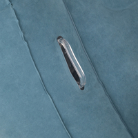 KiddyMoon Fauteuil Sensoriel Gonflable À Bascule Enfant Avec Poignées Et Pompe, bleu, L