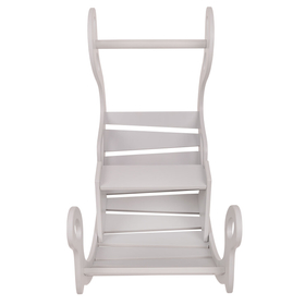 KiddyMoon Bascule pour Enfants Rocker Bébé Balancelle, gris, 90,6x39x69 cm