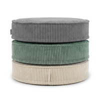 KiddyMoon Ensemble 3 Modules en Mousse pour Enfants pour Chambre D'enfant, vert-beige-gris foncé, Mx3